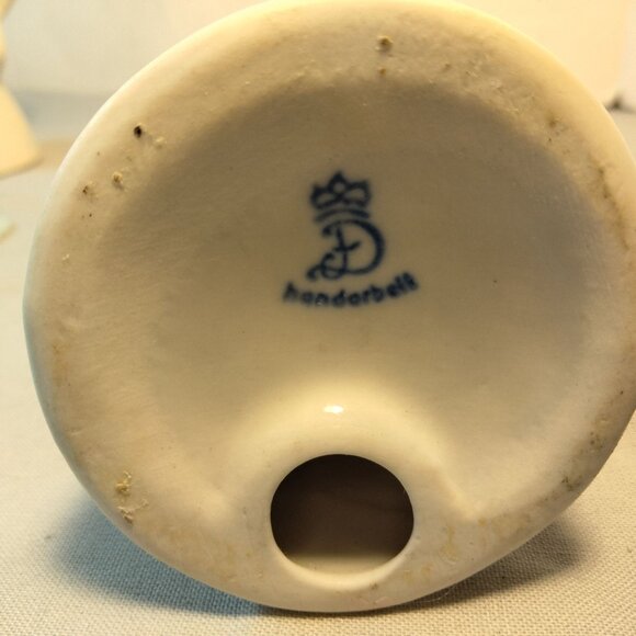 Handerbeit Praying Musician Angels Candle Holders White Porcelain Germany - Picture 15 of 16